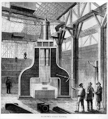 Martillo de vapor de Nasmyth de English School